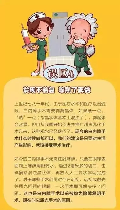 你對白內(nèi)障的誤解有多深？